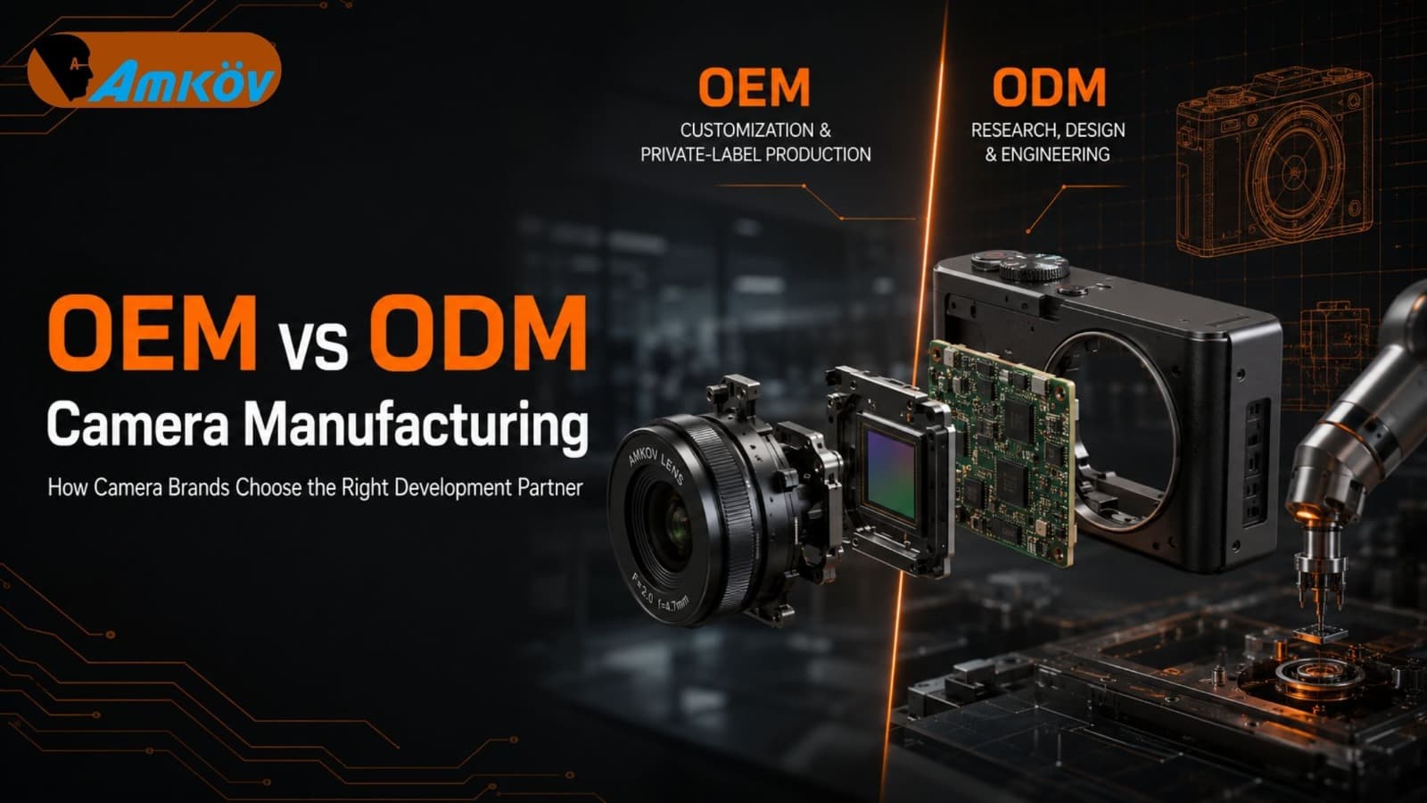 OEM vs ODM Camera Manufacturing: How Camera Brands Choose the Right Development Partner