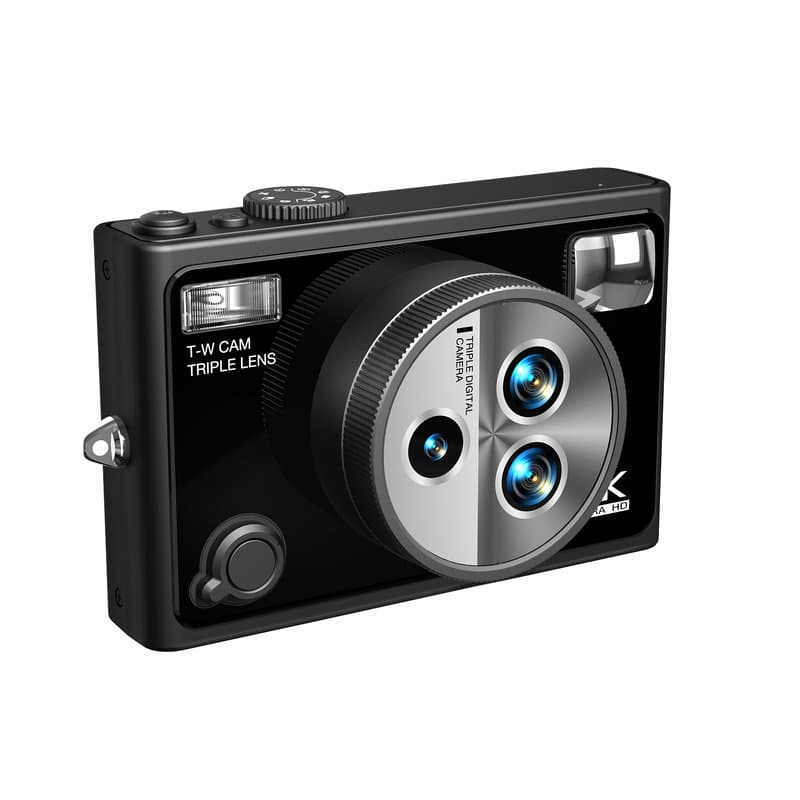 F3B 1300MA Big capacity Battery 3 Lens 13MP 2.8"IPS Screen 12x Optical Zoom Camera Thumbnail 8