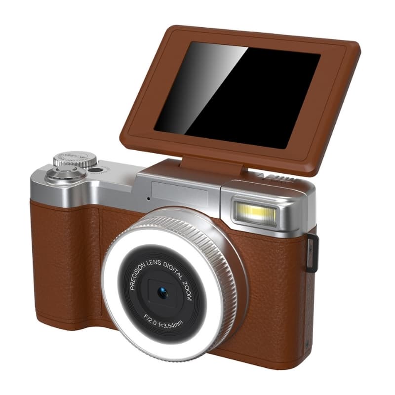 CD-R2L 64MP 4K Digital Camera with 180° Flipping Screen & Beauty Ring Light Thumbnail 8