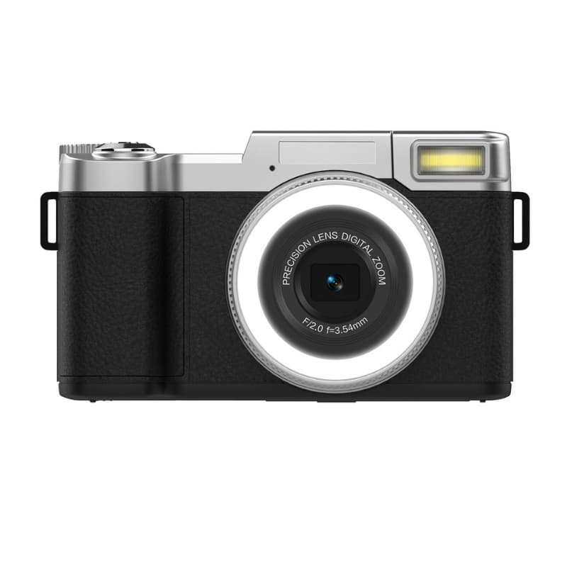 CD-R2L 64MP 4K Digital Camera with 180° Flipping Screen & Beauty Ring Light